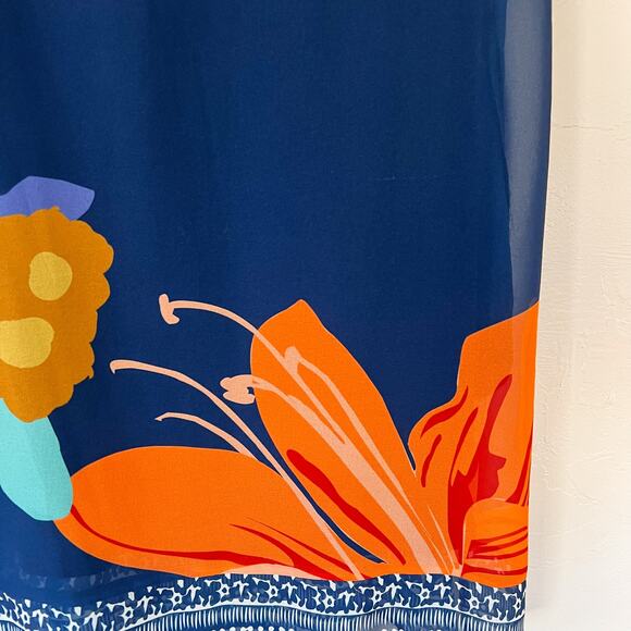 Soft Surroundings Hibiscus Shift Dress Small - Picture 2 of 5